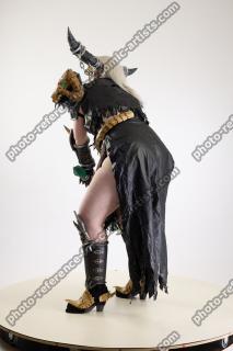 Cori Cosplay Sindragosa Fight Pose With Axe 03